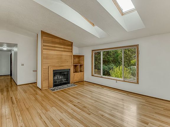 Living room, fireplace
