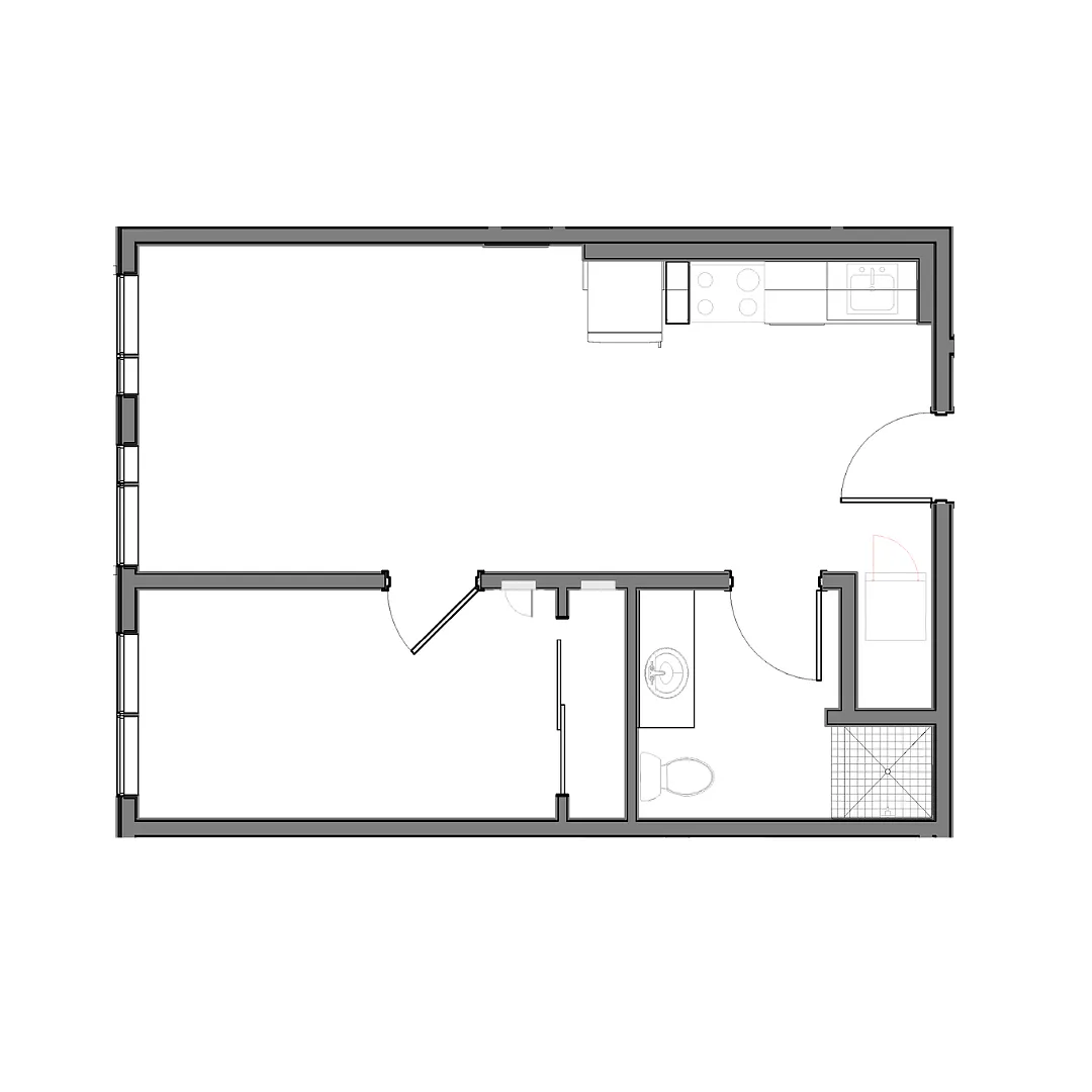 Floor plan The Alder- Furnished