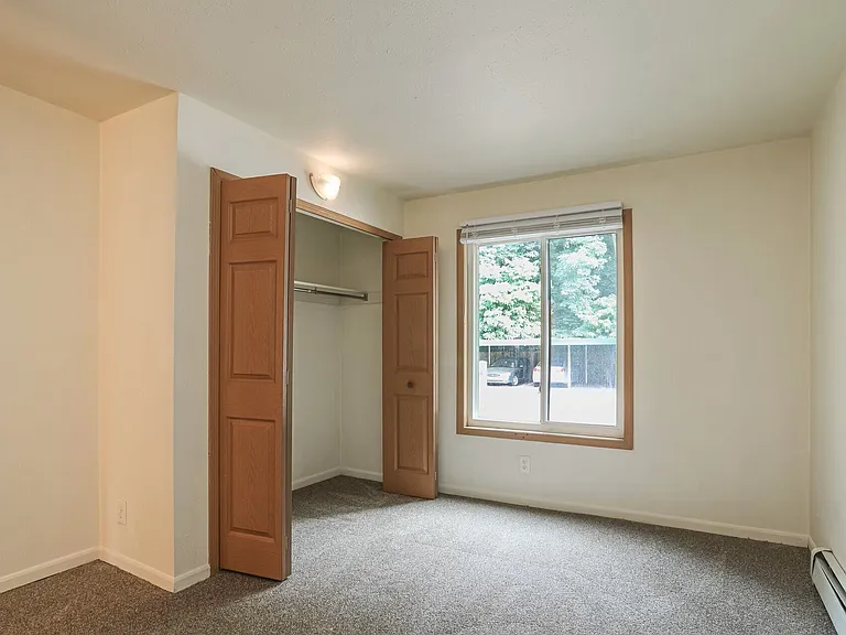 Bedroom and closet.