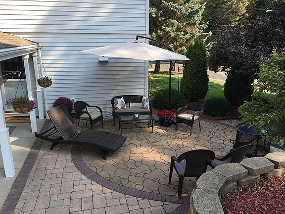 Professionally updated patio