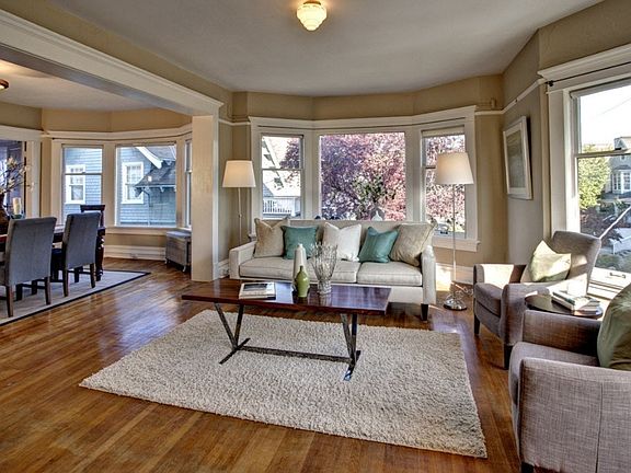 Large living room big windows