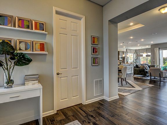 Spacious entry foyer