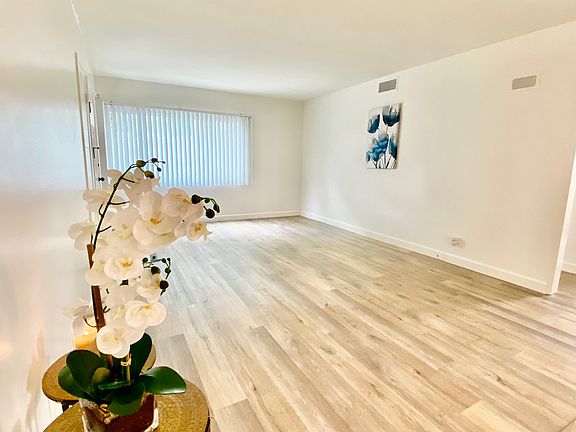 Living room with new flooring