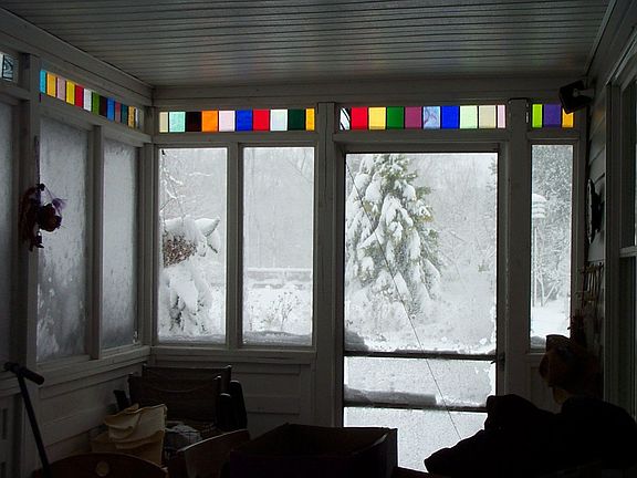 Side Porch in Winter
