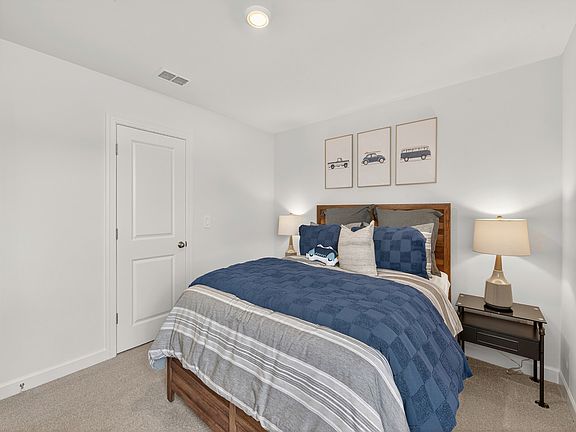 Secondary Bedroom in the Sherwood floorplan at a Meritage Homes community in Charlotte, NC.