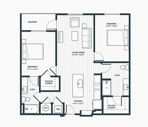 Floor plan B1H