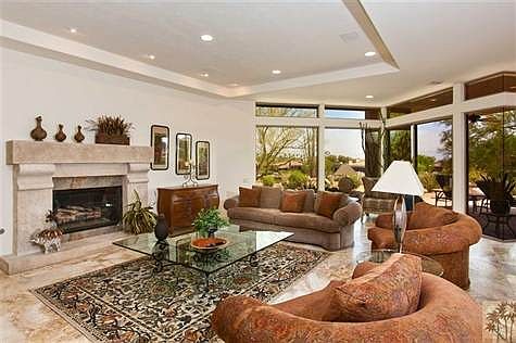 Great Room with fireplace.