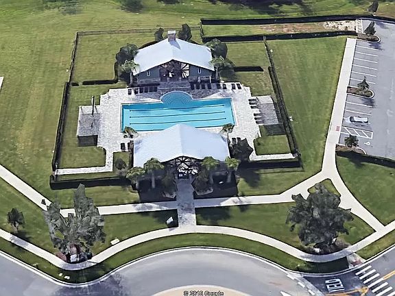 Clubhouse With Pool and Fireplace, Kids Playground