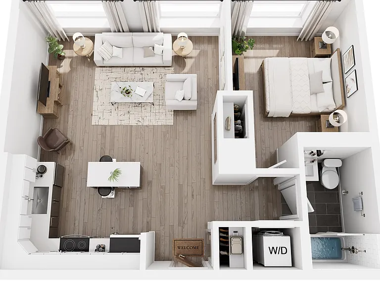 1 Bedroom 1 Bedroom