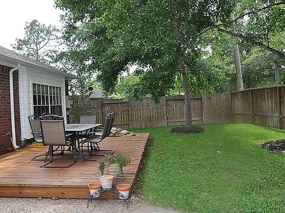 Back yard deck