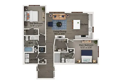 Floor plan B3-S