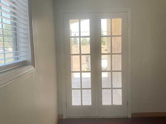 doors to private balcony