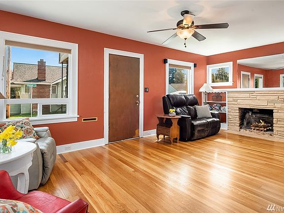 Newly refinished hardwoods