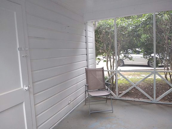 Screened in porch.