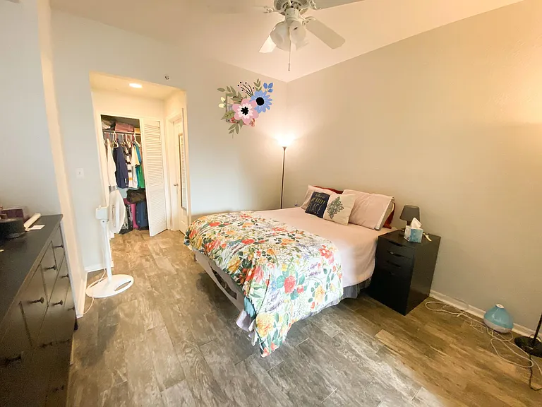 Master Bedroom with ensuite bathroom and closet