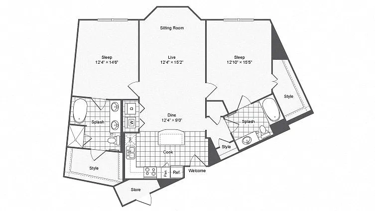 Floor plan B4