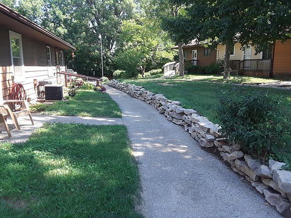 Walkway to parking