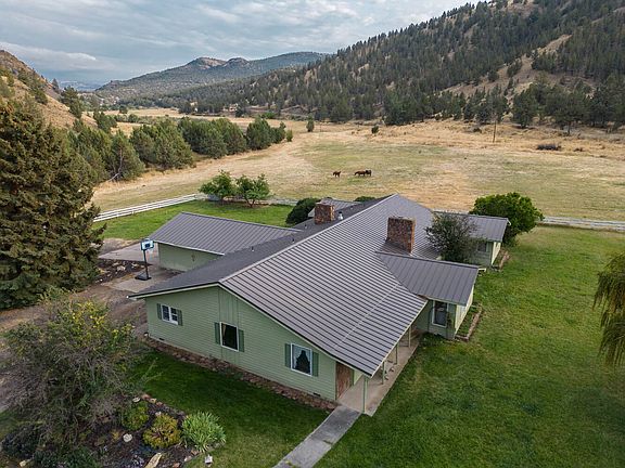 Ranch home looking south