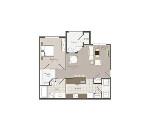 Floor plan A1