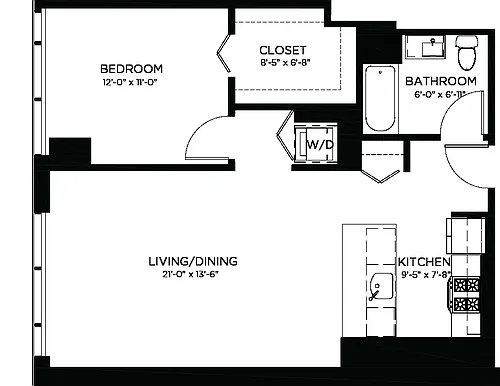 Floor plan 1J