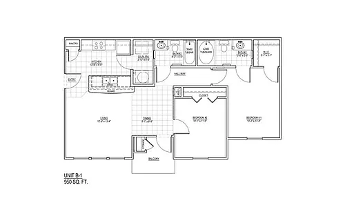 Floor plan B1