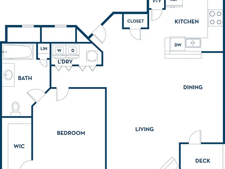 1 Bedroom | 1 Bath | 773 SF 1 Bedroom | 1 Bath | 773 SF