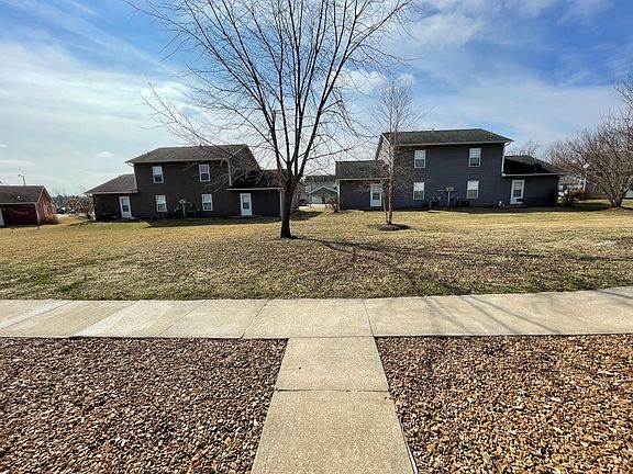 Looking out front door - South