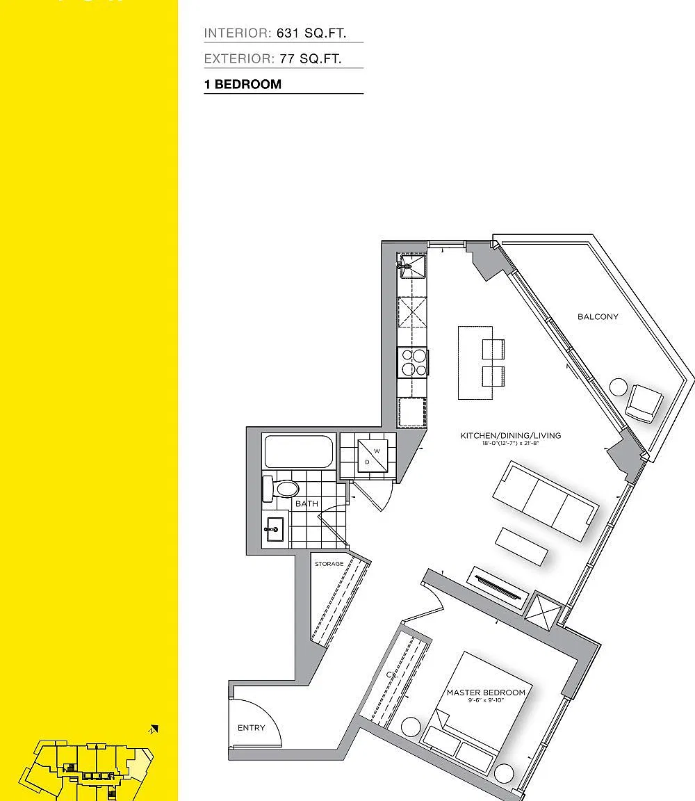 1 bed, $2,500 — Photo 2