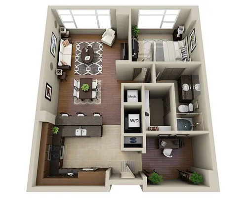 Floor plan Floorplan F