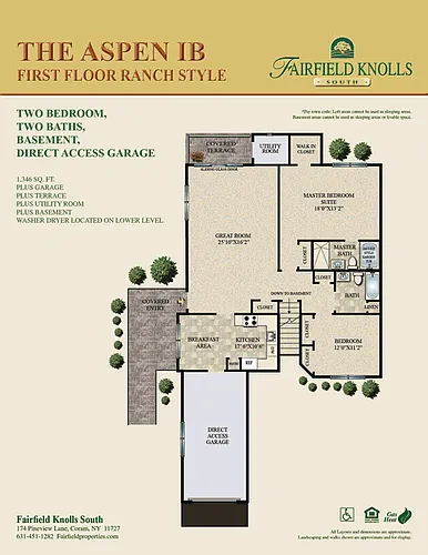 Floor plan The Aspen IB