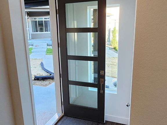 Entryway with coat closet