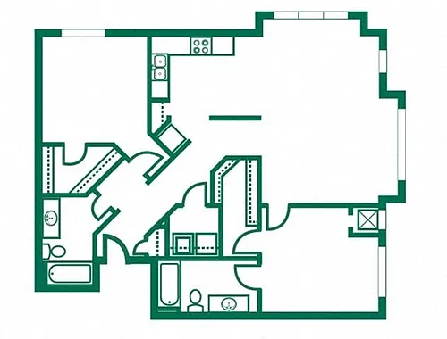 Floor plan 2B