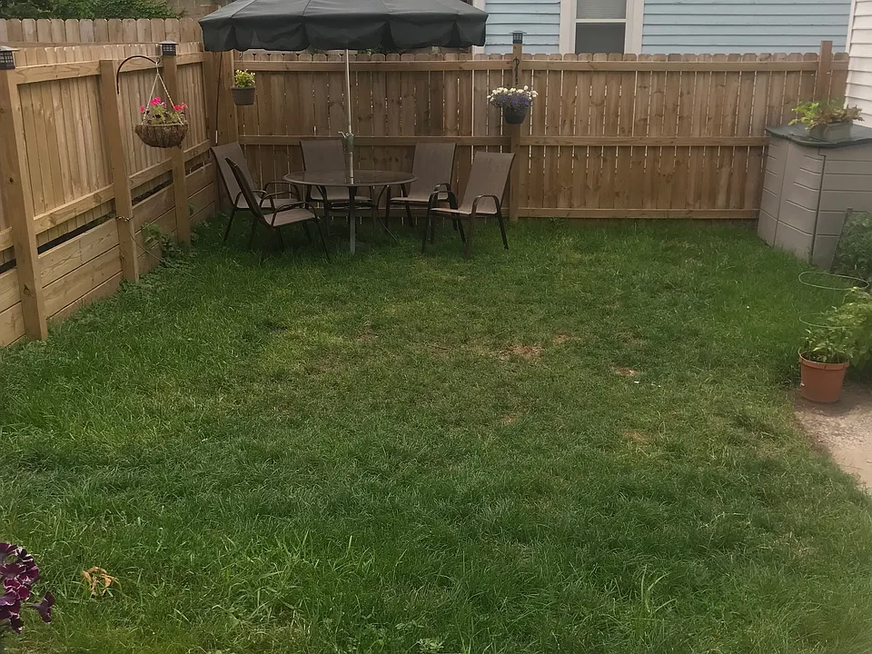 outside entertaining area