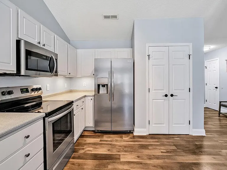 Kitchen with large pantry
