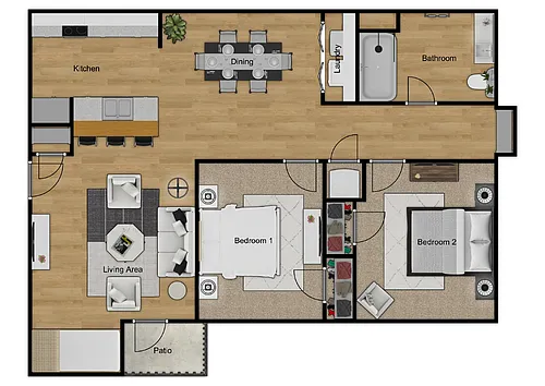 Floor plan 2X1