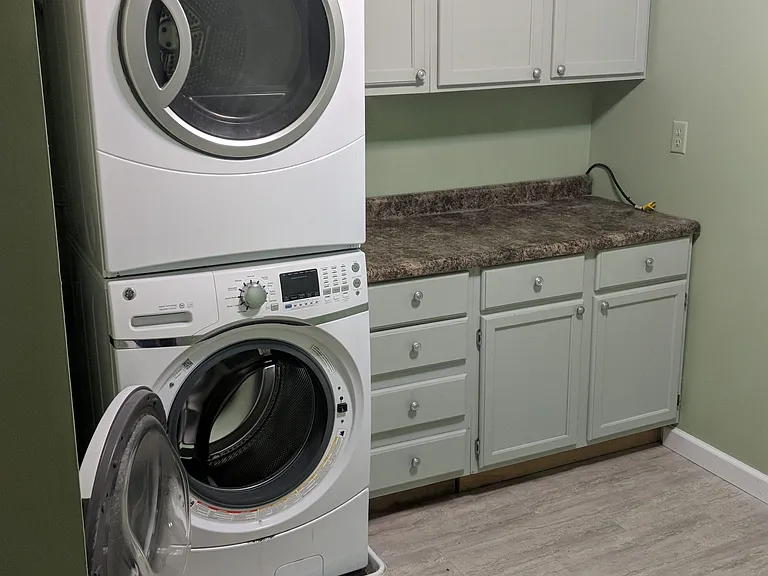 second floor laundry room