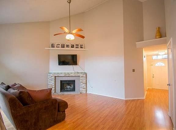 Living room and entry