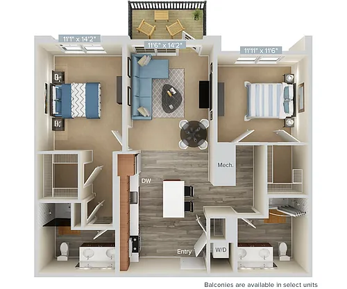 Floor plan B6-1084