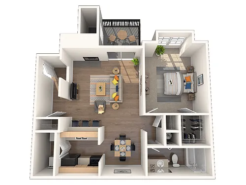 Floor plan A1 - Dahlia