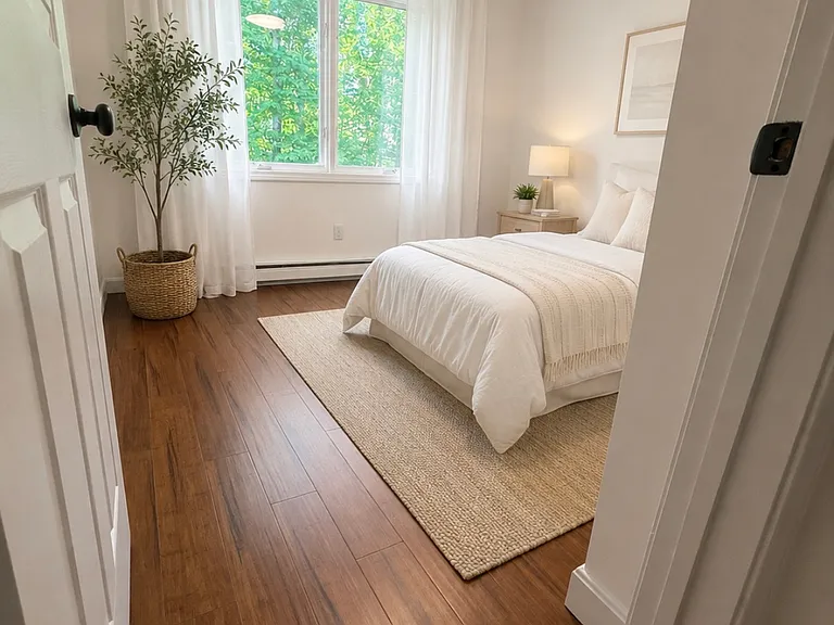 Bedroom #2 (shown as second bedroom or guest room)