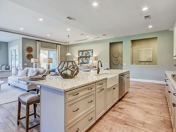 Kitchen with ample cabinet space