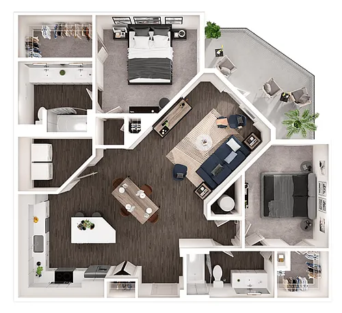 Floor plan B3