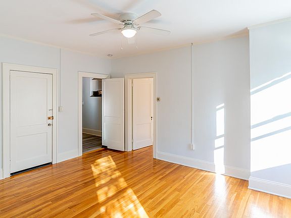 Living room heading into kitchen