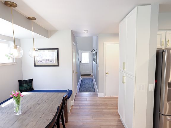 Downstairs dining to entryway