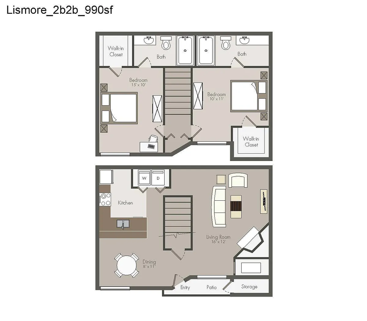 Floor plan Lismore (Reno)