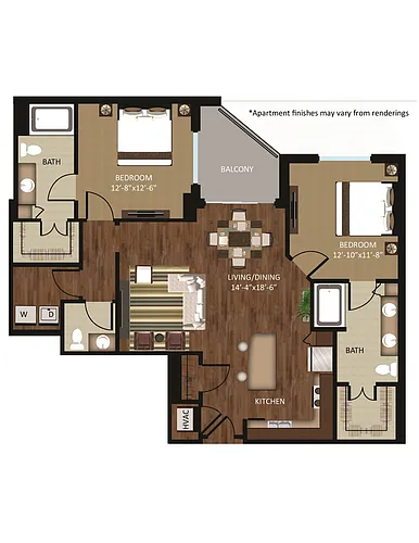 Floor plan B2-R