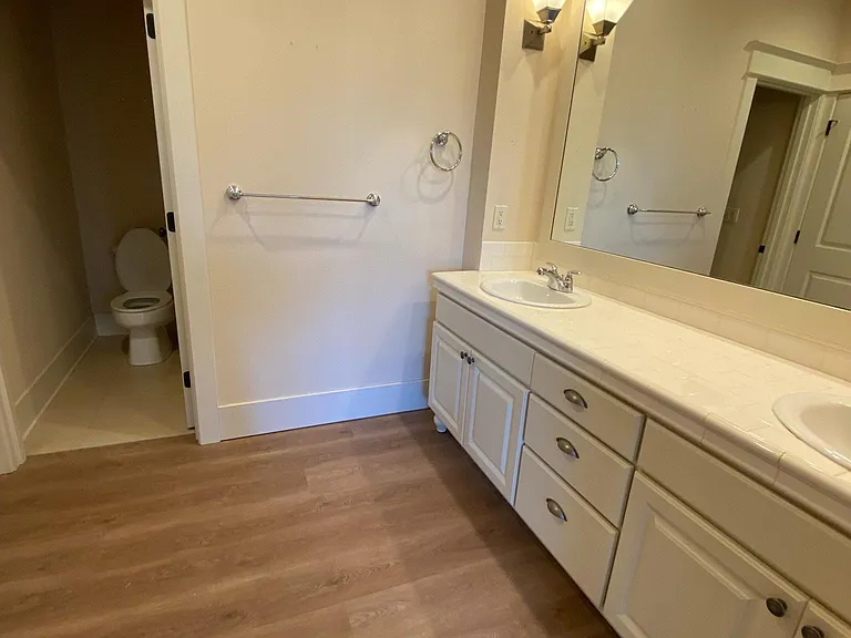 Master Bath with double vanity