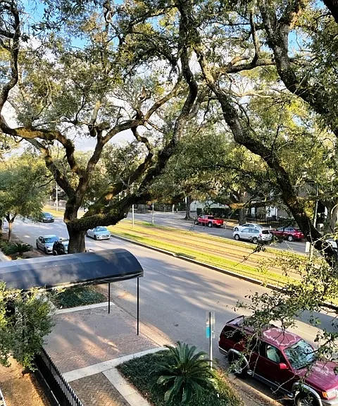 View of entrance from bedroom