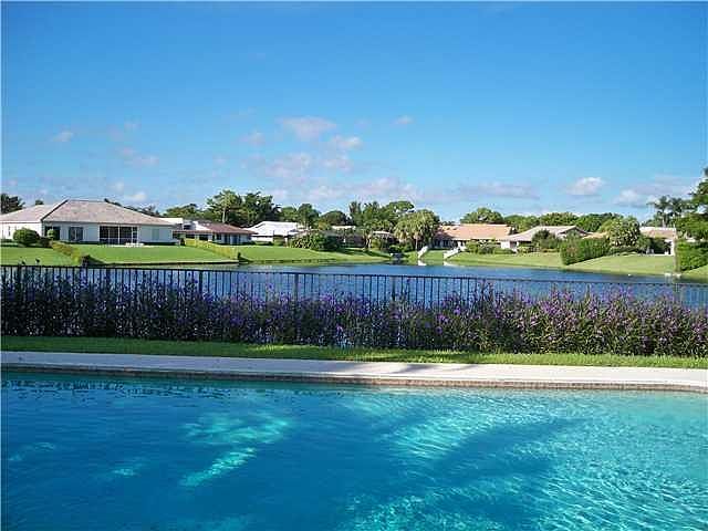 pool and lake view