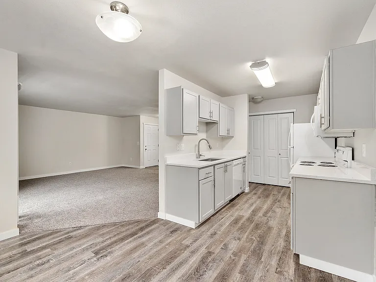 A Renovated Kitchen at The Regency Apartments
